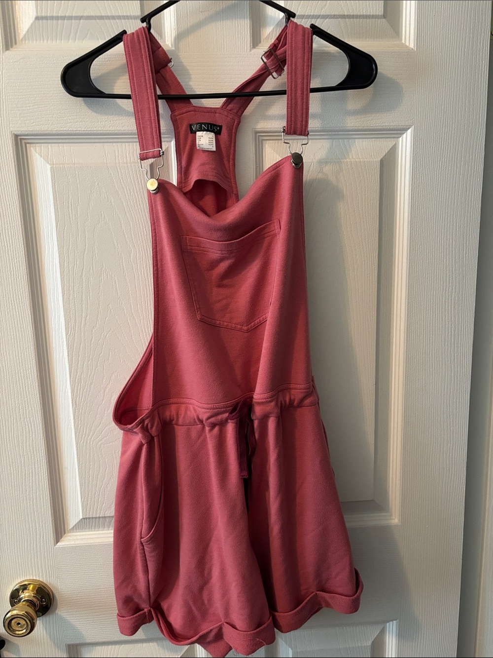 VENUS Dusty Rose Pinafore Overall Jumper